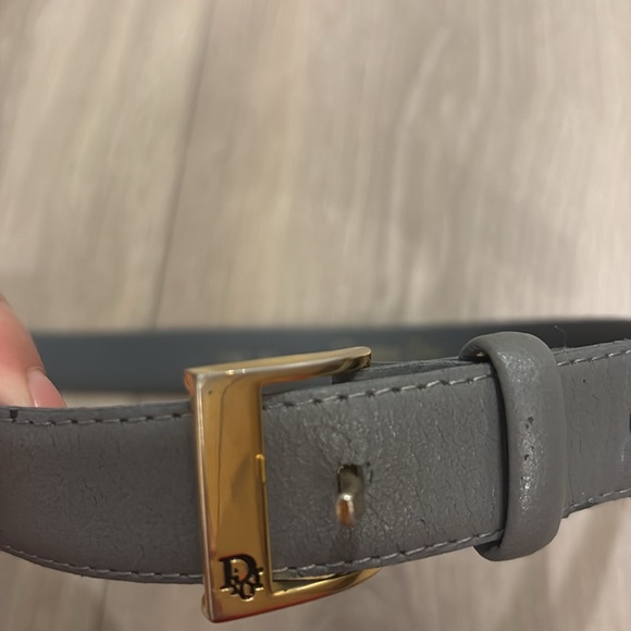 VINTAGE CHRISTIAN DIOR leather belt - Picture 3 of 8